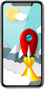 Cohete en iphone de Agencia de Mercadotecnia Digital, Marketing 4U
